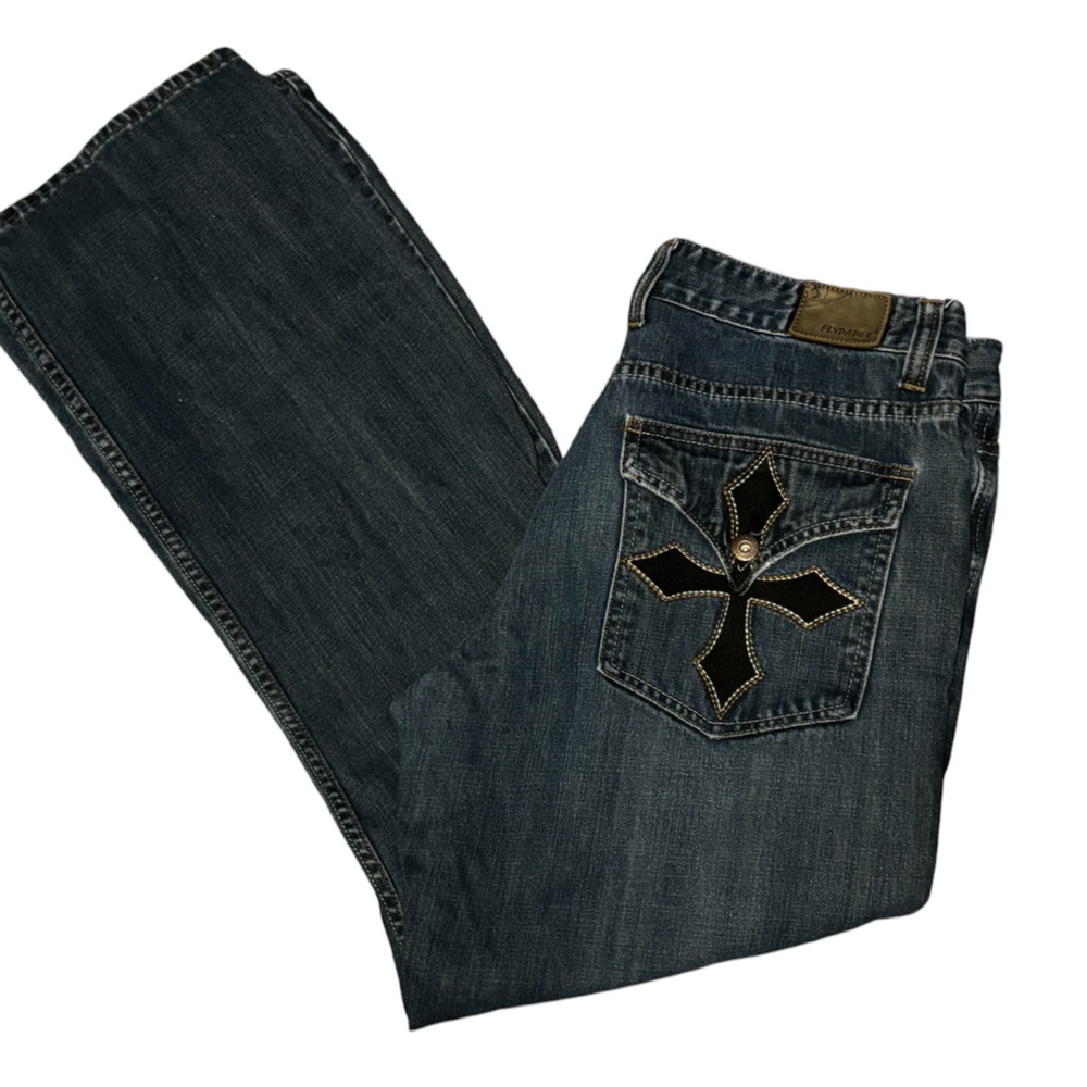 Fly paper 34x34 Black Cross Jeans